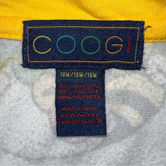 Coogi Y2K Baby Bee Multicolor Logo Bee Pattern Full Zip Jacket Size 18M - Picture 4 of 16
